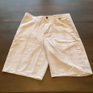 Hurley Men’s Shorts White/Gray Size 31